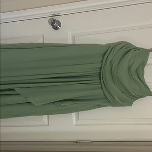 Elegant Sage Green Dress